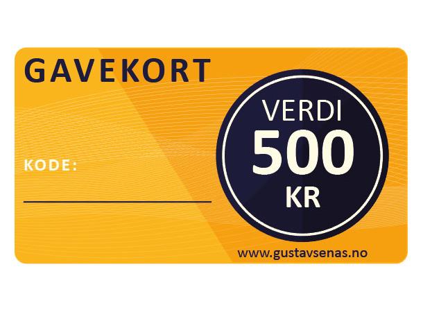 Gavekort 500,- Les info