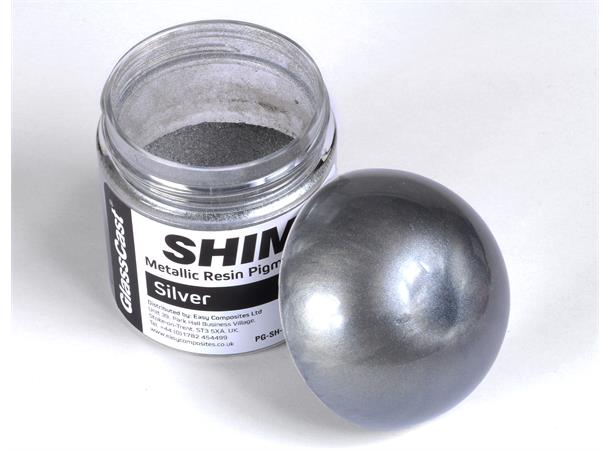 Shimr Metallisk Glimmerpulver 20g. Silver