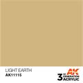 Akrylmaling. Light Earth.  17ml. Akrylmaling for airbrush og pensel