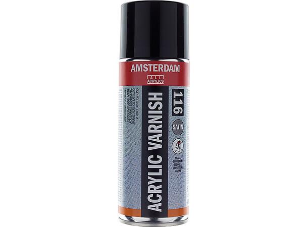 Acrylic Varnish Satin 116 - 400ml Spray Beskytter maleriet- Til olje & akryl
