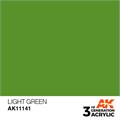 Akrylmaling.Light green. 17ml Akrylmaling for airbrush og pensel