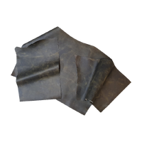 Badalassi "Wax"- Pull-up 1,6 mm-Grey Halvpart av helt skinn 1285gr.