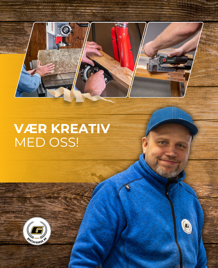 Vær kreativ med oss!