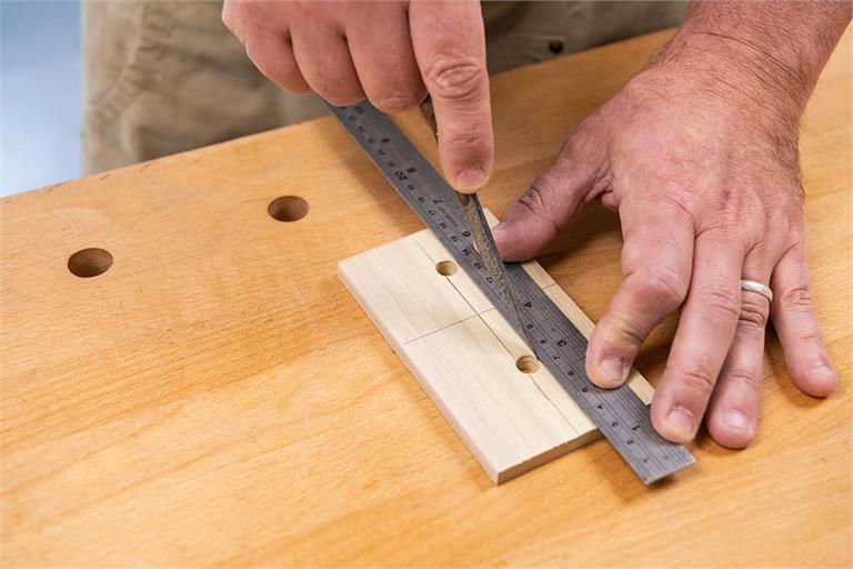 Steg 13 - Merk opp skjærelinjer