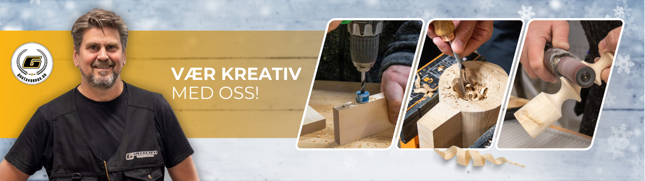 Vær kreativ med oss!