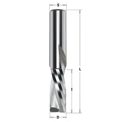 Down-Cut Spiral Bit Solid Hw D=8X42X80 Z 