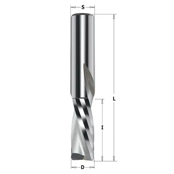 Down-Cut Spiral Bit Solid Hw D=8X42X80 Z 
