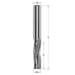 Up-Cut Spiral Bit Solid Hw D=10X32X80 Z3 