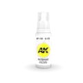 Akrylmaling.Hvit. 17ml Akrylmaling for airbrush og pensel