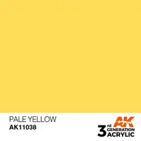 Akrylmaling.Gul. 17ml Akrylmaling for airbrush og pensel