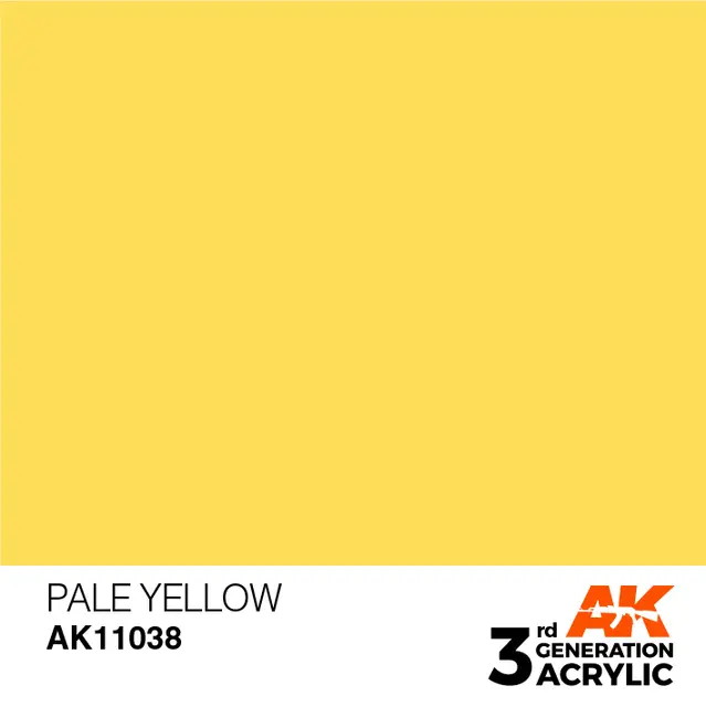 Akrylmaling.Gul. 17ml Akrylmaling for airbrush og pensel 
