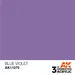 Akrylmaling.Blue violet. 17ml Akrylmaling for airbrush og pensel