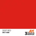 Akrylmaling.Deep red. 17ml Akrylmaling for airbrush og pensel