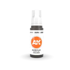 Akrylmaling. Burnt Umber.  17ml. Akrylmaling for airbrush og pensel