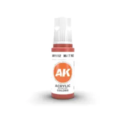 Akrylmaling.Rød. 17ml Akrylmaling for airbrush og pensel
