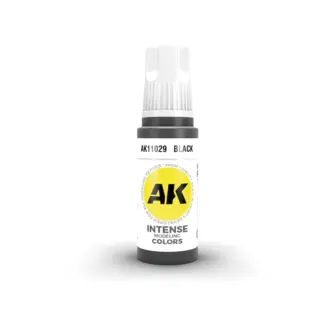 Akrylmaling.Svart. 17ml Akrylmaling for airbrush og pensel