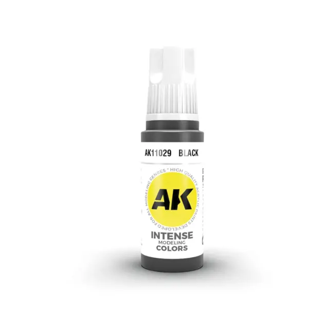 Akrylmaling.Svart. 17ml Akrylmaling for airbrush og pensel 