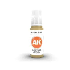 Akrylmaling.Buff. 17ml Akrylmaling for airbrush og pensel