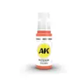 Akrylmaling.Deep orange. 17ml Akrylmaling for airbrush og pensel