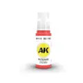 Akrylmaling.Deep red. 17ml Akrylmaling for airbrush og pensel