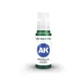 Akrylmaling.Emerald metallic green. 17ml Akrylmaling for airbrush og pensel