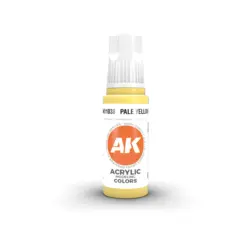 Akrylmaling.Gul. 17ml Akrylmaling for airbrush og pensel