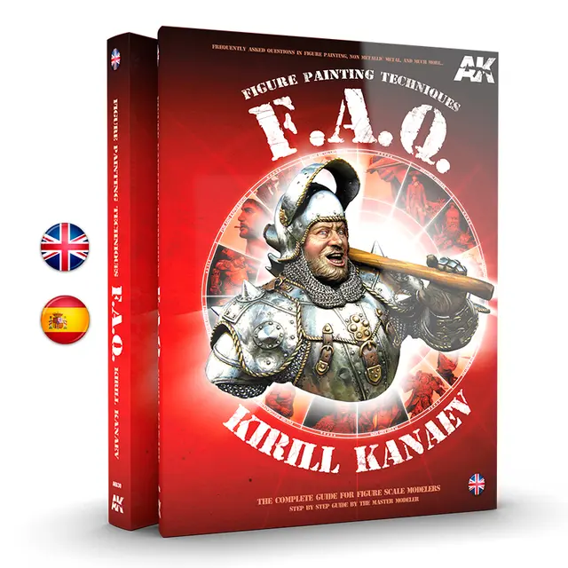 FAQ figures Bok om figurmaling, engelsk tekst 