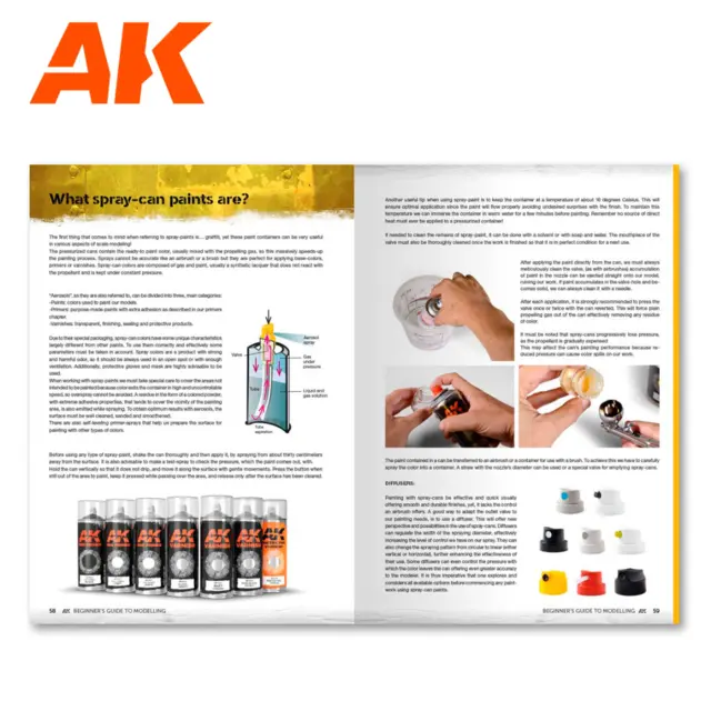 Nybegynnerguide for modellbygging Bok om dioramabygging, engelsk tekst 