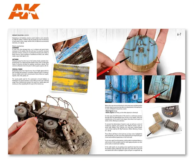 Worn Art Collection, engelsk tekst Inspirasjonsbok for dioramabygging 