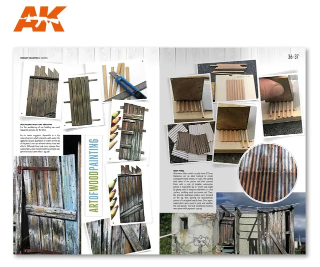 Worn Art Collection, engelsk tekst Inspirasjonsbok for dioramabygging 