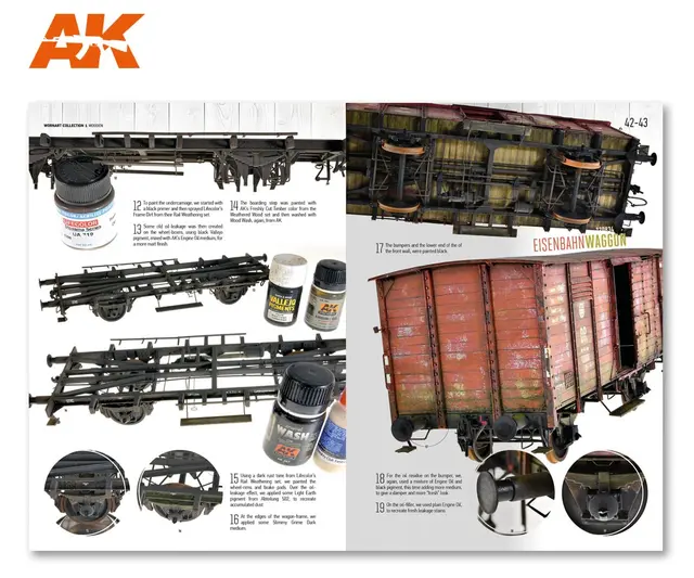 Worn Art Collection, engelsk tekst Inspirasjonsbok for dioramabygging 