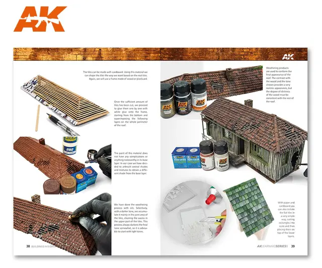 AK Learning Guide Dioramas Bok om dioramabygging, engelsk tekst 