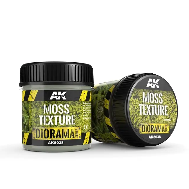 Terrengpulver Mosetekstur.100ml. Dioramamateriale 