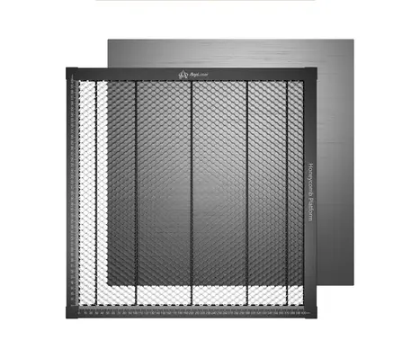 Underlag til AlgoLaser Delta.Todelt 450 x 450 mm. Honeycomb. Alu 