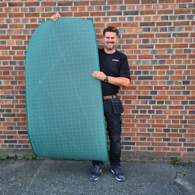 Skjæreplate XXL. 100X200cm. Glatt overflate 