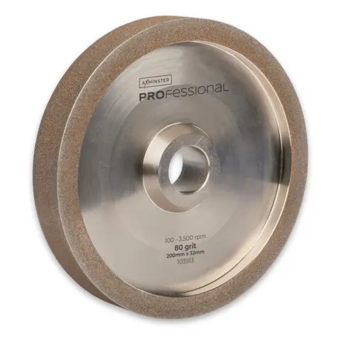 Cbn Slipeskive -Ø200X32mm.  Korning 80