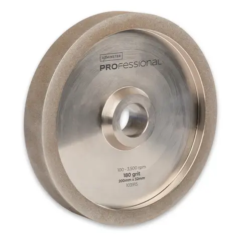 Cbn Slipeskive -Ø200X32mm.  Korning 180