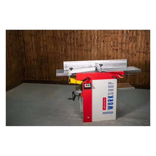 Plan/tykkelseshøvel AW3310S Spiral 230 V Axminster Workshop 