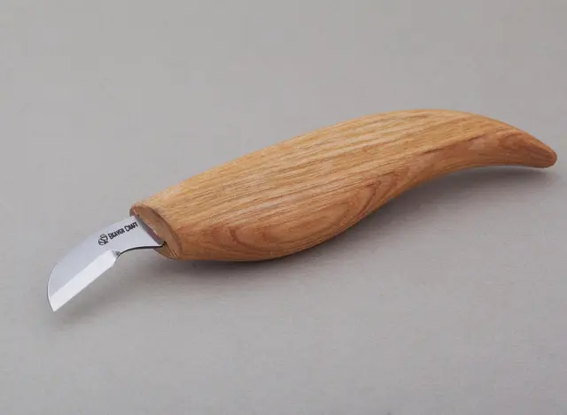 Liten Spikkekniv C5. 155mm 50mm. Bladlengde. Beavercraft 