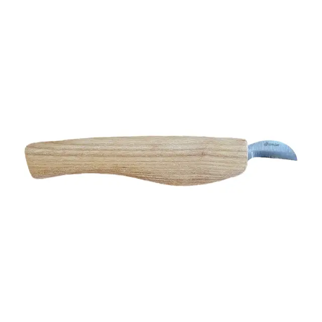 Liten Karveskurd-kniv C6. 155mm Venstre 25mm. Bladlengde. Beavercraft 