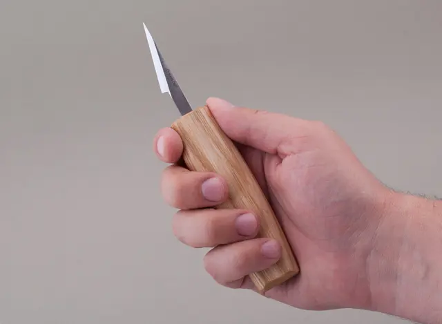 Liten Detaljekniv. C7. 160mm 40mm. Bladlengde. Beavercraft 