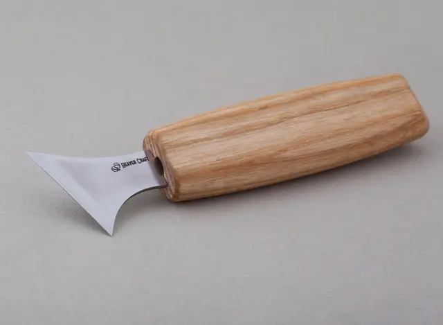 Karveskurdkniv C10. 150mm 40mm. Skjærbredde. Beavercraft 