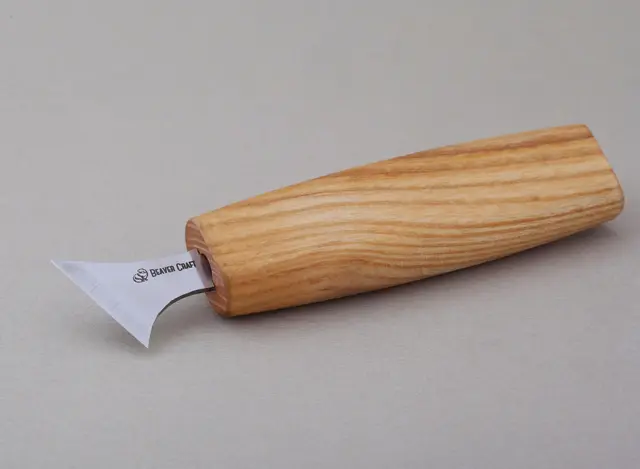Karveskurdkniv C10s 150mm 30mm. Skjærbredde. Beavercraft 