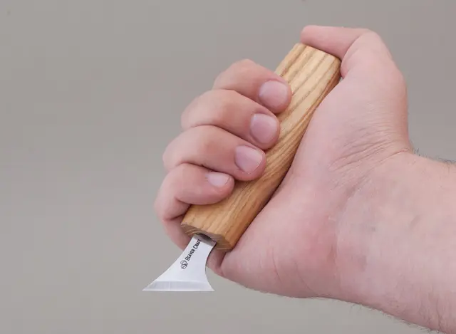 Karveskurdkniv C10s 150mm 30mm. Skjærbredde. Beavercraft 