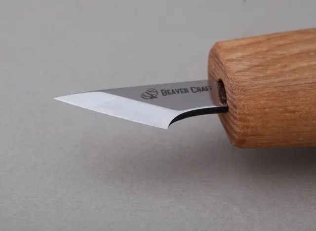 Karveskurdkniv C11s 150mm 35mm. Skjærbredde. Beavercraft 