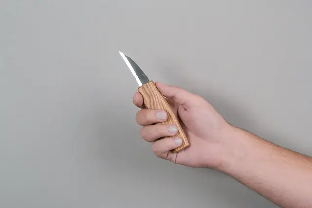 Spikkekniv C14. 165mm 60mm bladlengde. Beavercraft 