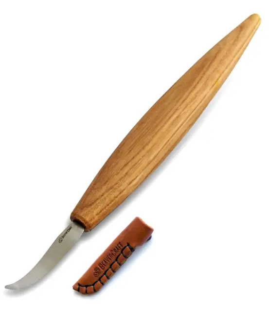 Skjekniv SK4S. 255mm. Høyrehendt 60mm Bladlengde. Beavercraft 