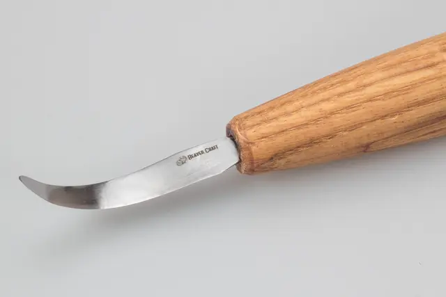 Skjekniv SK4S. 255mm. Høyrehendt 60mm Bladlengde. Beavercraft 
