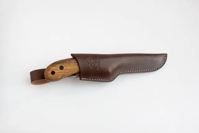 Friluftskniv BSH2. Rustfritt Valnøtt i håndtak. Beavercraft 