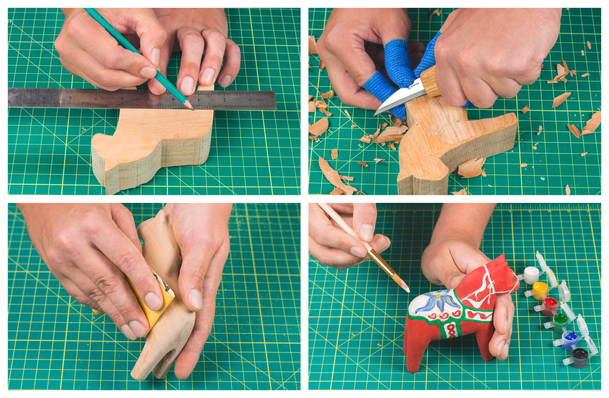 Oppstartssett til Spikking. Hest. Beavercraft DIY 2 